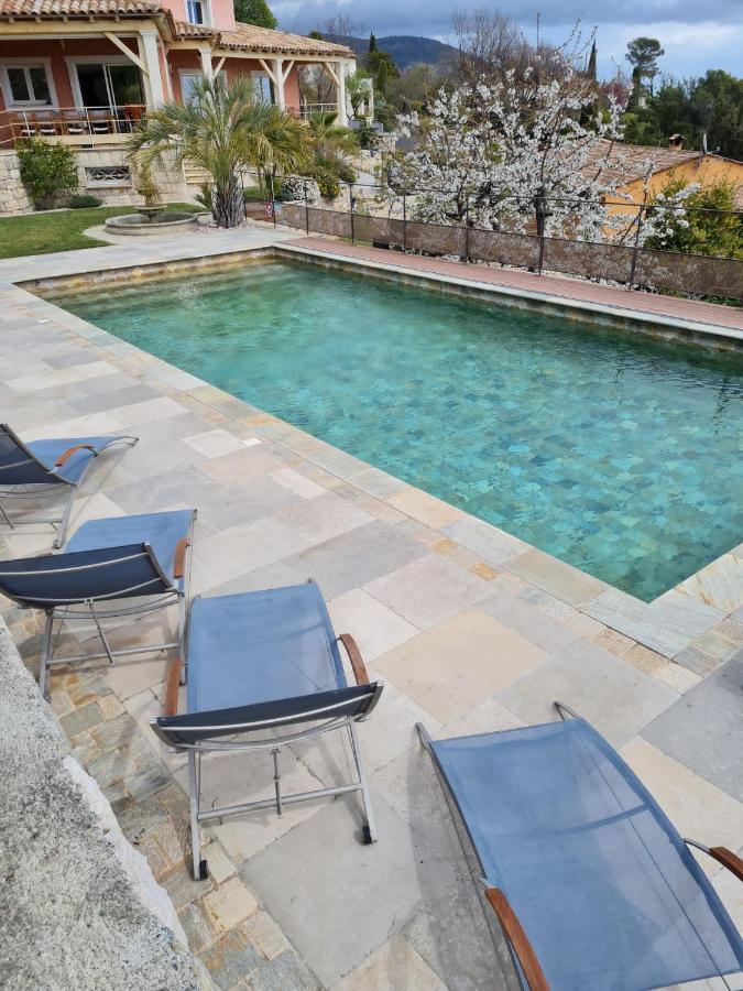 Adorable Maison Independante 30M2 Avec Piscine En Saison Cabris Ngoại thất bức ảnh